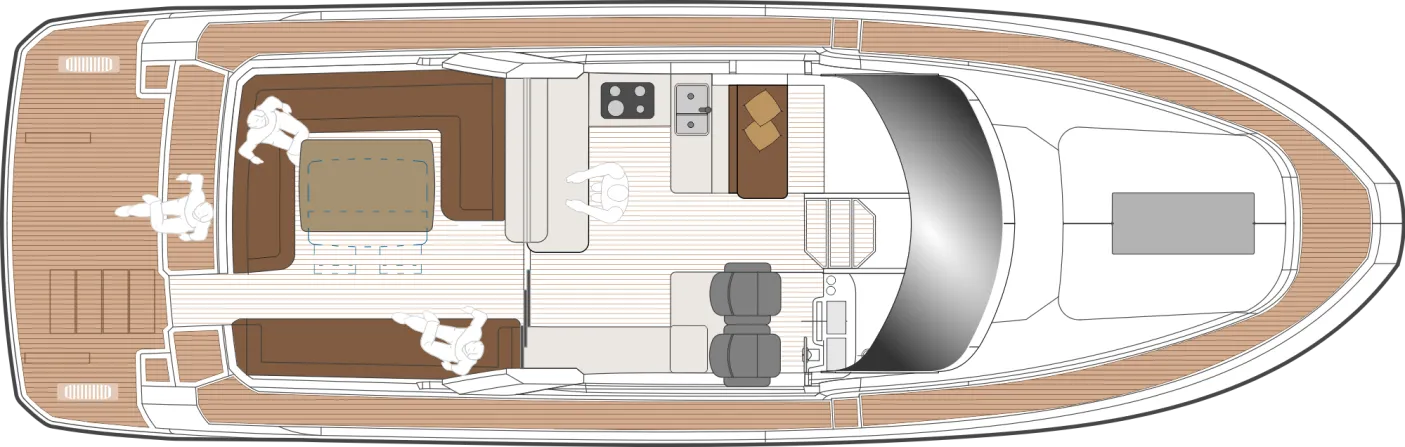 MAREX 440 Gourmet Cruiser layout drawing 2