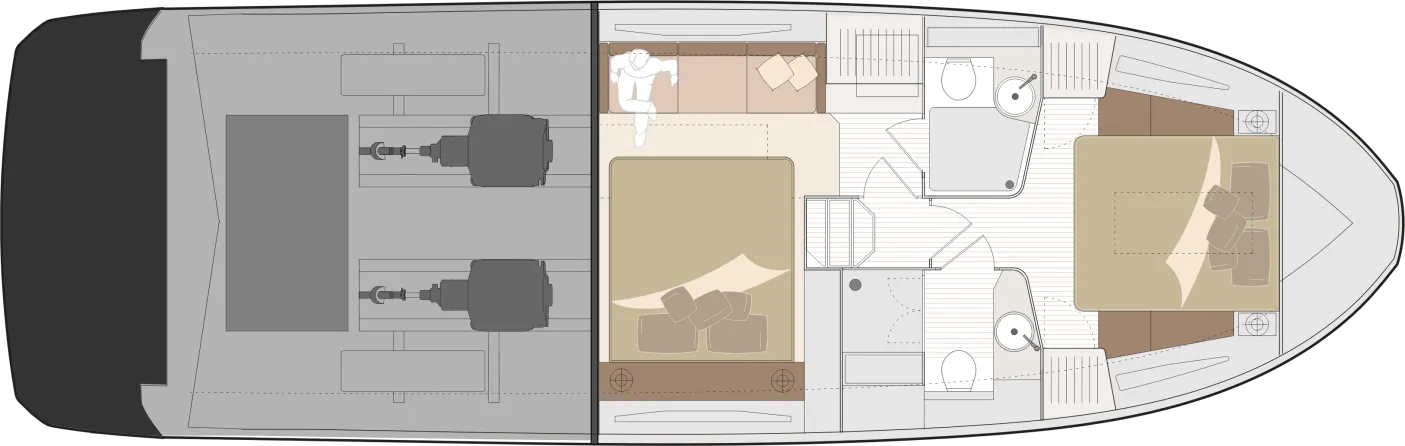 MAREX 440 Gourmet Cruiser layout drawing 3