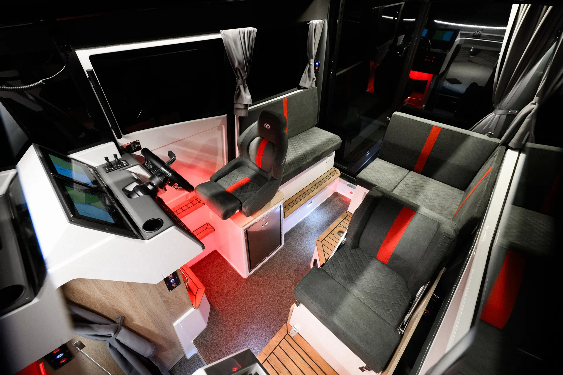 Nordkapp Coupe 905 V12 wheelhouse cabin and interior image 32