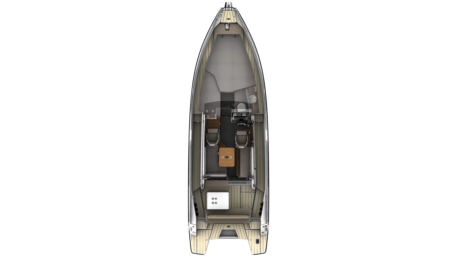 Nordkapp Coupe 905 manufacturer floor plan 2